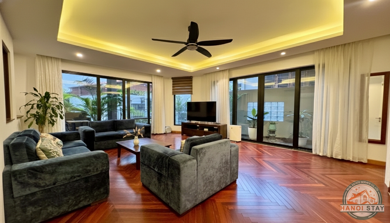 🌿 SPACIOUS 3-BEDROOM DUPLEX APARTMENT WITH LARGE BALCONY | DANG THAI MAI, TAY HO 🌿 1