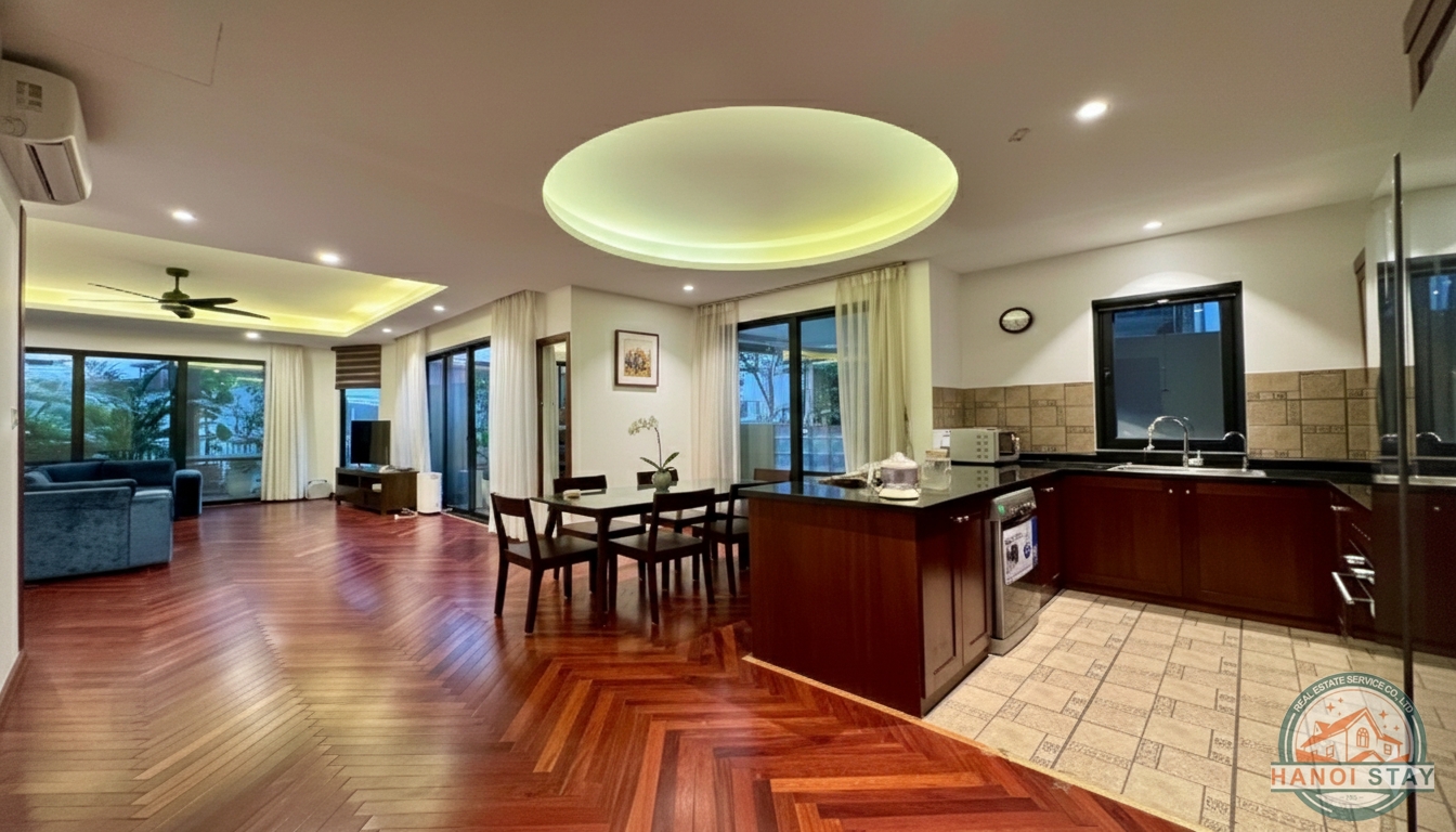 🌿 SPACIOUS 3-BEDROOM DUPLEX APARTMENT WITH LARGE BALCONY | DANG THAI MAI, TAY HO 🌿 7