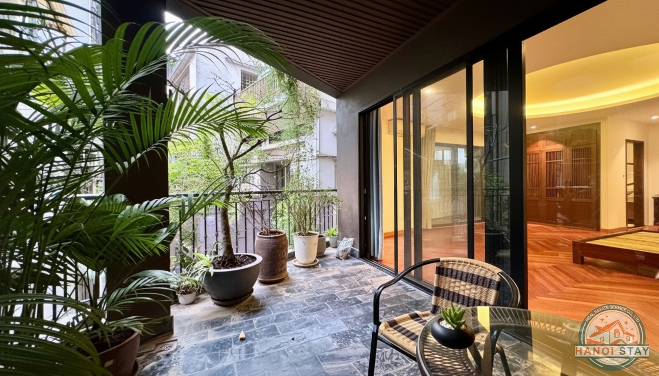 🌿 SPACIOUS 3-BEDROOM DUPLEX APARTMENT WITH LARGE BALCONY | DANG THAI MAI, TAY HO 🌿 8