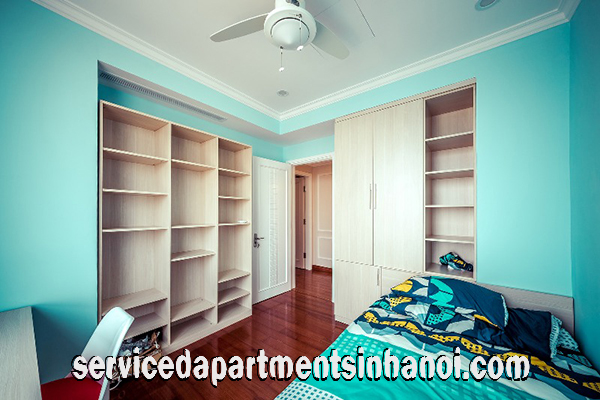 High Classed Furniture Apartment rental in Vinhomes Royal City, Thanh Xuan, Three beds 19