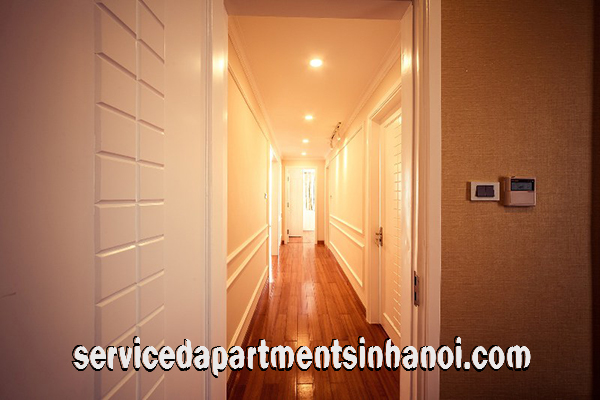 High Classed Furniture Apartment rental in Vinhomes Royal City, Thanh Xuan, Three beds 2