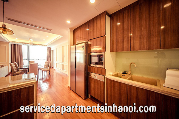 High Classed Furniture Apartment rental in Vinhomes Royal City, Thanh Xuan, Three beds 4