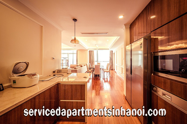 High Classed Furniture Apartment rental in Vinhomes Royal City, Thanh Xuan, Three beds 5