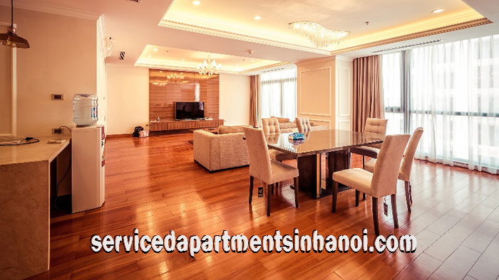High Classed Furniture Apartment rental in Vinhomes Royal City, Thanh Xuan, Three beds 1