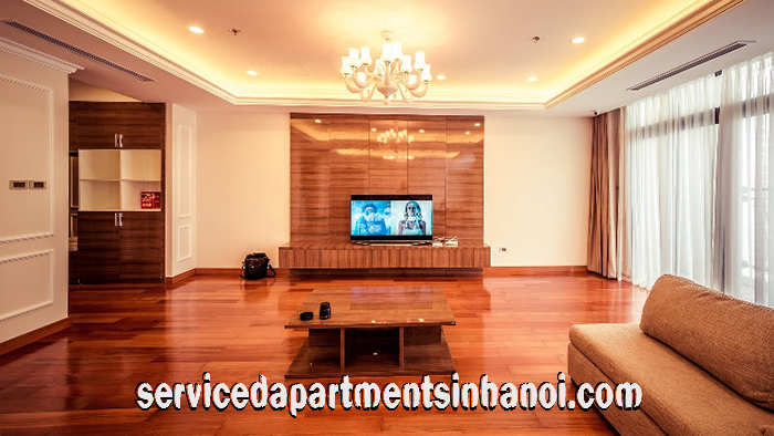 High Classed Furniture Apartment rental in Vinhomes Royal City, Thanh Xuan, Three beds 2