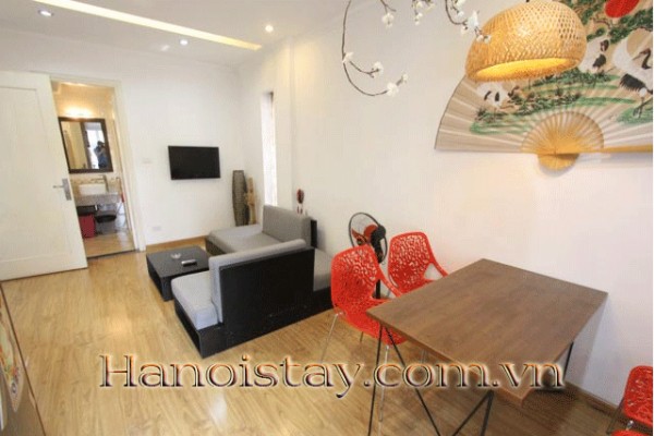 High Floor and Modern One Bedroom Apartment Rental in Truc Bach Area, Ba Dinh 1