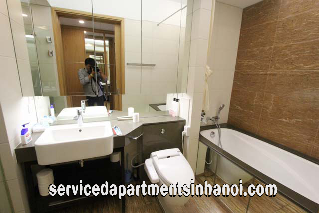 High Floor Modern Two bedroom Apartment Rental in Indochina Building, Cau Giay district 12