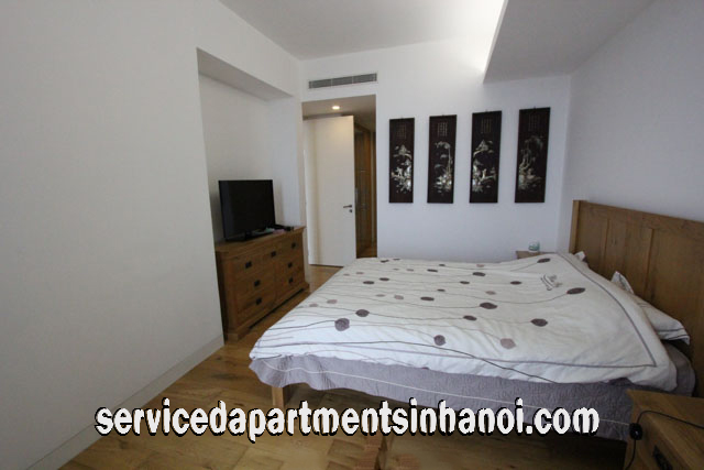 High Floor Modern Two bedroom Apartment Rental in Indochina Building, Cau Giay district 9
