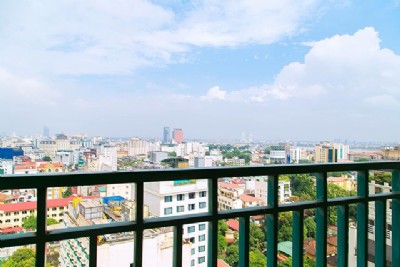 High Floor Three Bedroom Apartment Rental in 93 Lo Duc Street, Hai Ba Trung