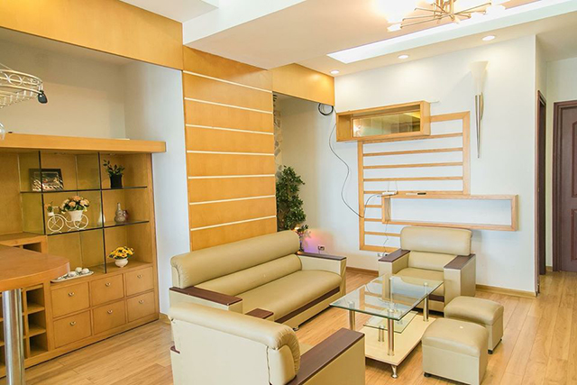 *High Floor Three Bedroom Apartment Rental in 93 Lo Duc Street, Hai Ba Trung* 9