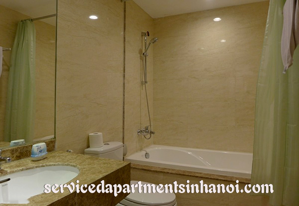 High quality lake view apartment for rent in Truc bach, two beds, balcony 9