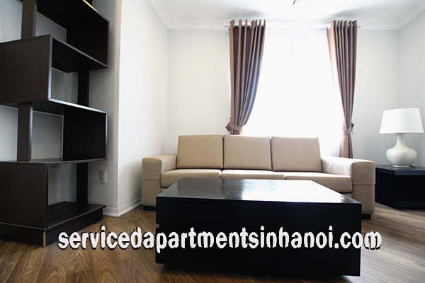 High quality one bedroom apartment for rent in Truc Bach lake with swimming pool 3