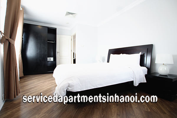 High quality one bedroom apartment for rent in Truc Bach lake with swimming pool 6