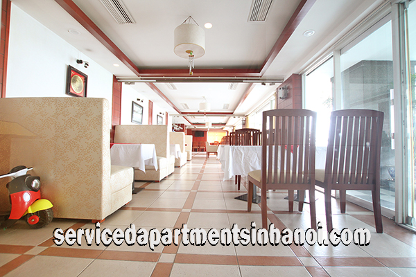 High quality one bedroom apartment for rent in Truc Bach lake with swimming pool 10