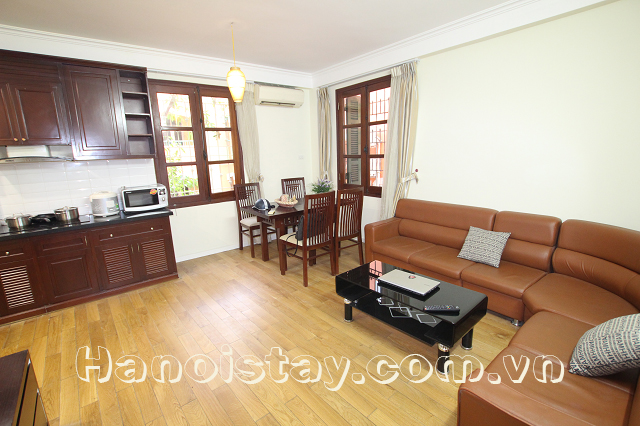 High Quality One Bedroom Apartment Rental in Kim Ma street, Ba Dinh 1