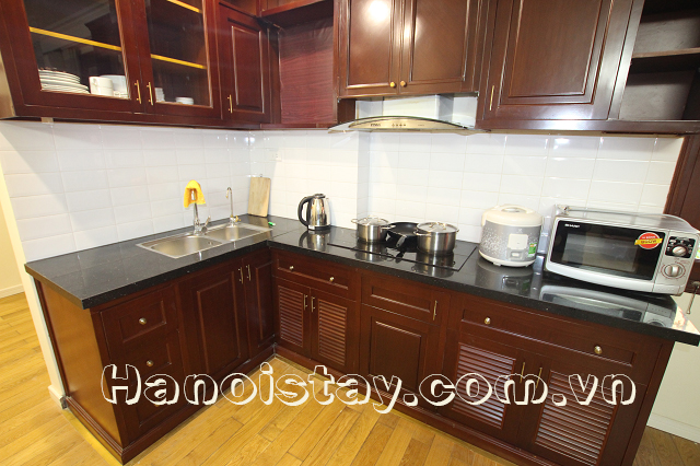 High Quality One Bedroom Apartment Rental in Kim Ma street, Ba Dinh 3