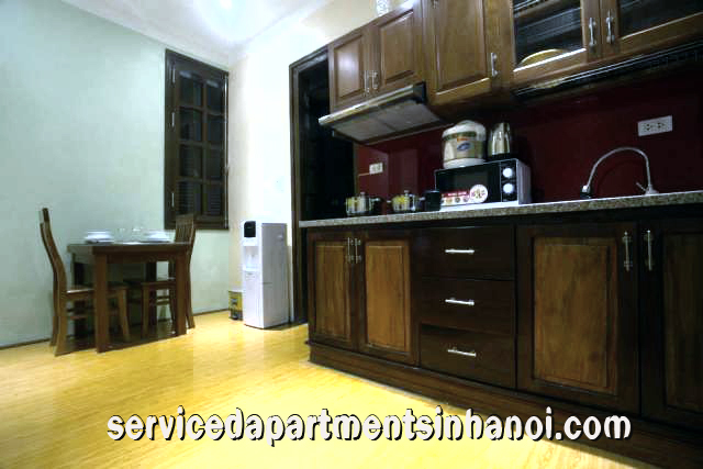 High Quality serviced apartment for rent in Nguyen Phong Sac Str, high floor, 750$/month 2