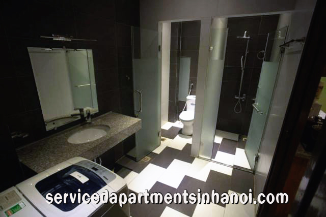 High Quality serviced apartment for rent in Nguyen Phong Sac Str, high floor, 750$/month 9