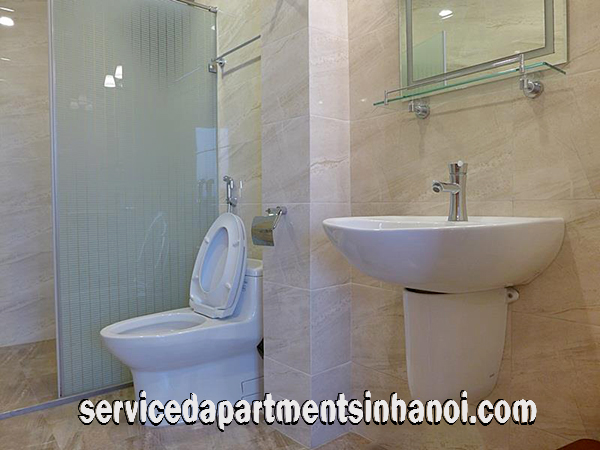 High Quality serviced apartment in Truc Bach, Lake view, small balcony 11
