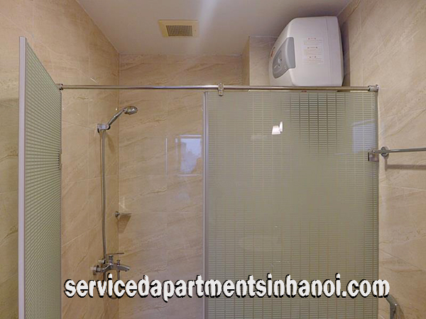 High Quality serviced apartment in Truc Bach, Lake view, small balcony 12