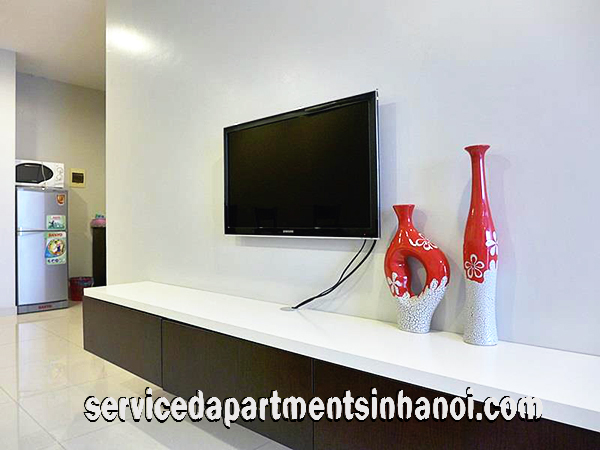 High Quality serviced apartment in Truc Bach, Lake view, small balcony 6