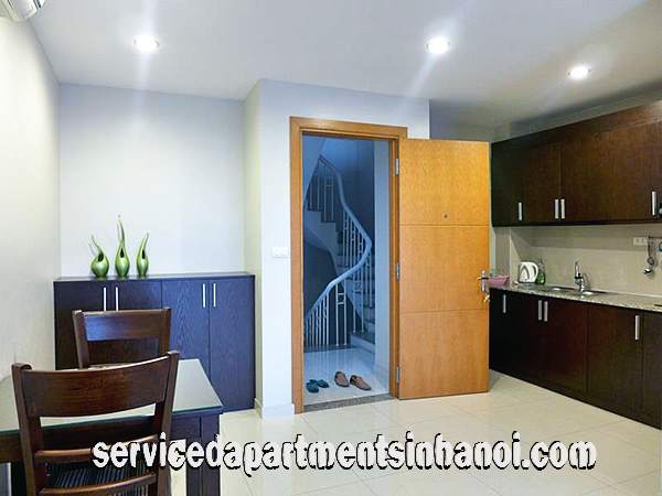 High Quality serviced apartment in Truc Bach, Lake view, small balcony 8