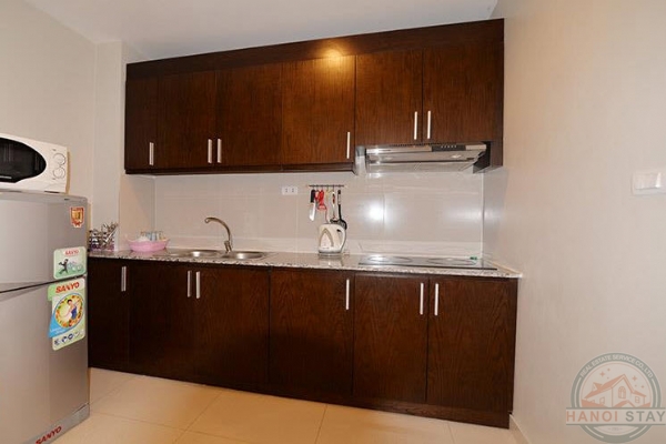 High Quality serviced apartment in Truc Bach, Lake view, Small balcony 6
