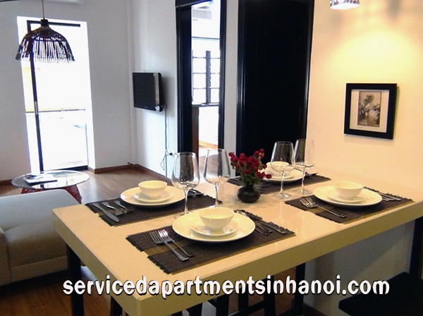 Hoa Binh Hotel Apartment near Hoan Kiem Lake for rent, Full services 8