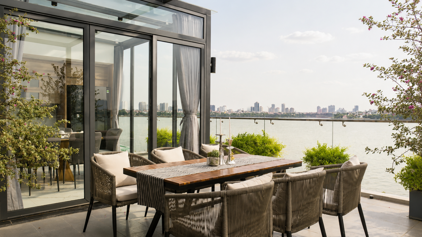HUGE BALCONY & LAKE VIEW 02 BR APARTMENT FOR RENT IN TAY HO – Wake Up to the Best View in Hanoi