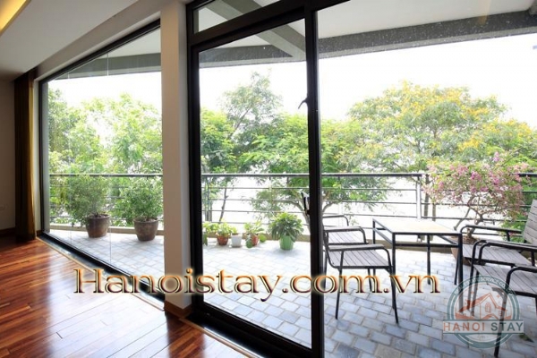 *Impressing your eyes with this fabulous lake view 03 bedroom apartment for rent in Tay Ho, large balcony* 1