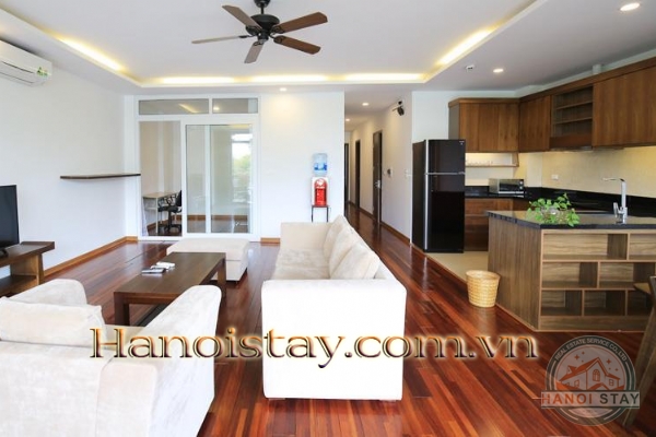 *Impressing your eyes with this fabulous lake view 03 bedroom apartment for rent in Tay Ho, large balcony* 3