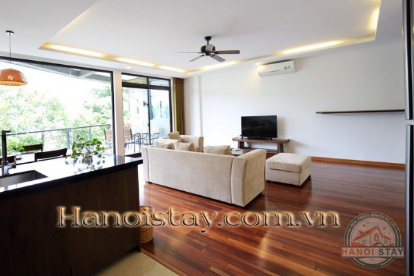 *Impressing your eyes with this fabulous lake view 03 bedroom apartment for rent in Tay Ho, large balcony* 4