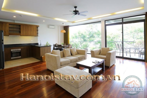 *Impressing your eyes with this fabulous lake view 03 bedroom apartment for rent in Tay Ho, large balcony* 5