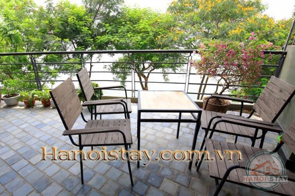 *Impressing your eyes with this fabulous lake view 03 bedroom apartment for rent in Tay Ho, large balcony* 9