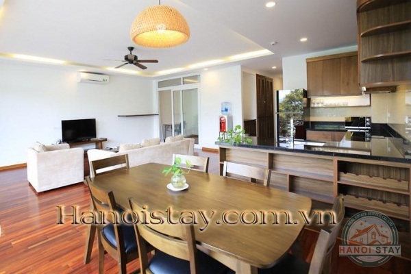 *Impressing your eyes with this fabulous lake view 03 bedroom apartment for rent in Tay Ho, large balcony* 10