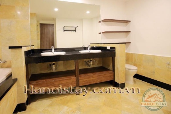 *Impressing your eyes with this fabulous lake view 03 bedroom apartment for rent in Tay Ho, large balcony* 19