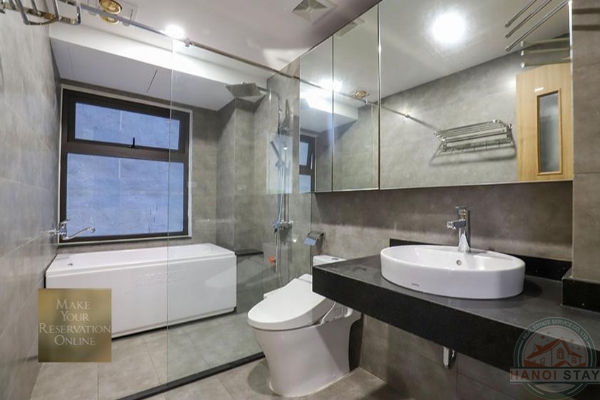 Lake View 02 BR Apartment for rent in Truc Bach Area, Ba Dinh 10