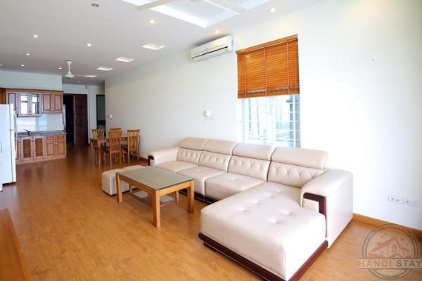 Lake View 02 BR Apartment for rent in Yen Hoa Area, near Hanoi Club 4