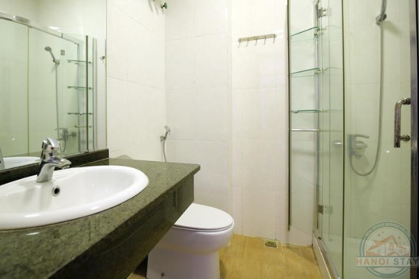 Lake View 02 BR Apartment for rent in Yen Hoa Area, near Hanoi Club 10
