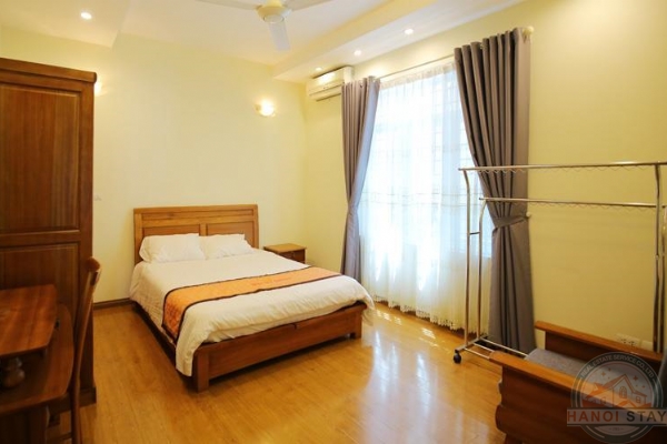 Lake View 02 BR Apartment for rent in Yen Hoa Area, near Hanoi Club 17