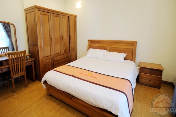 Lake View 02 BR Apartment for rent in Yen Hoa Area, near Hanoi Club 18