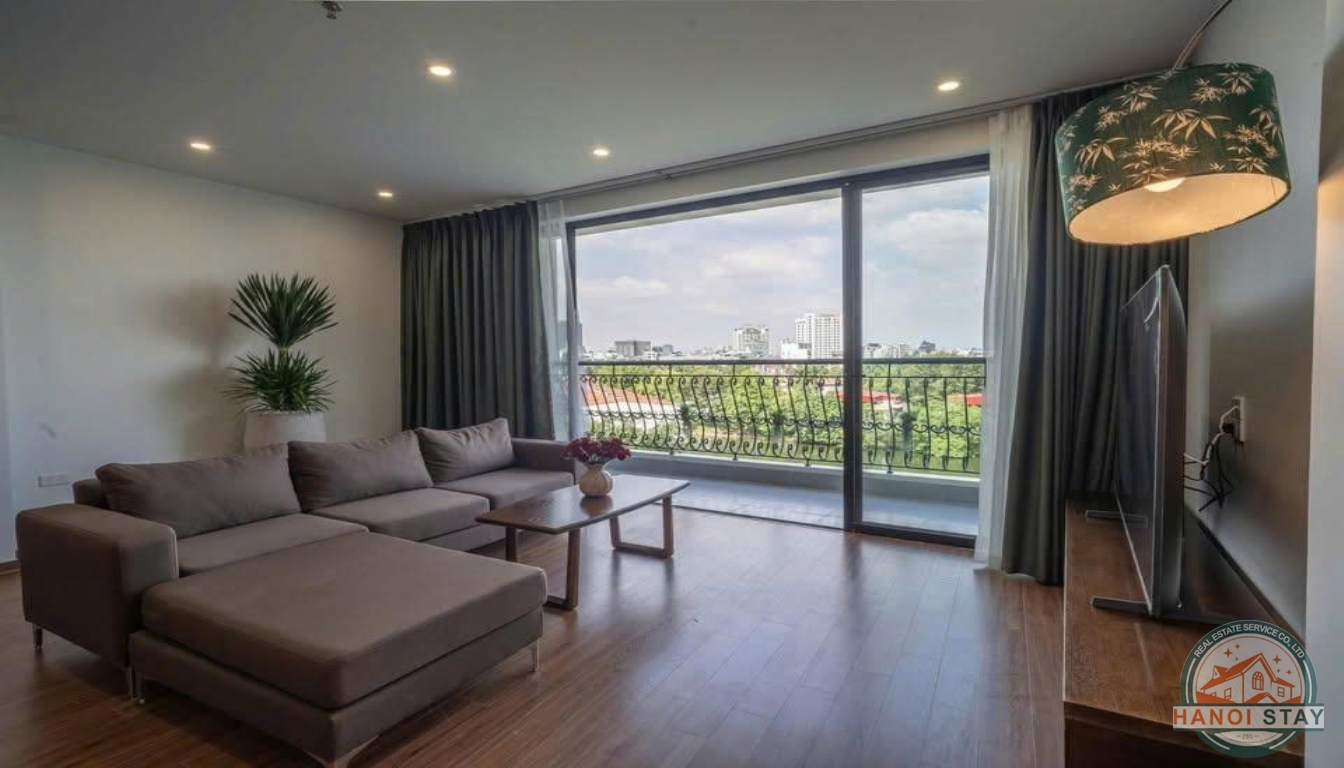 Lake View 02 BR Apartment for Rent in Yen Phu Area, Tay Ho 9