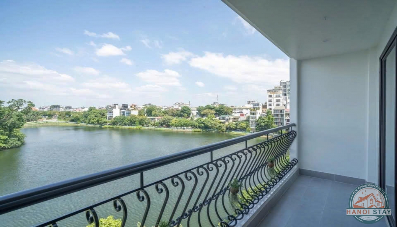 Lake View 02 BR Apartment for Rent in Yen Phu Area, Tay Ho 13