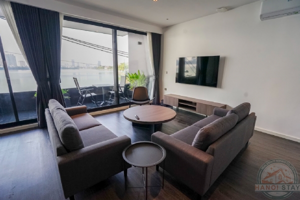 Lake View 03 BR Apartment for Rent in Tay Ho – 169sqm with Balcony 4