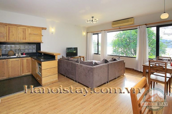 *Lake View 2nd Floor Two Bedroom Apartment for rent in Tu Hoa street, Tay Ho* 2