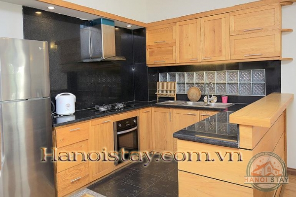 *Lake View 2nd Floor Two Bedroom Apartment for rent in Tu Hoa street, Tay Ho* 12