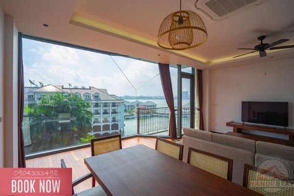 Lake view and morden 3 bedroom apartment for rent on Tu Hoa street, Tay Ho 10