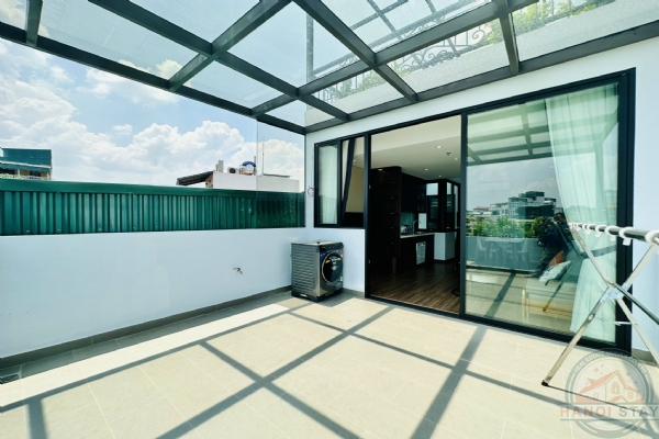 Lake View & Big Balcony 1 BR Apartment for rent in Vu Mien str, Tay Ho 13