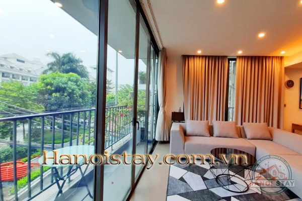 *Lake View Modern 2 Bedroom Property For Rent in Tu Hoa street, Tay Ho, Big Balcony* 3