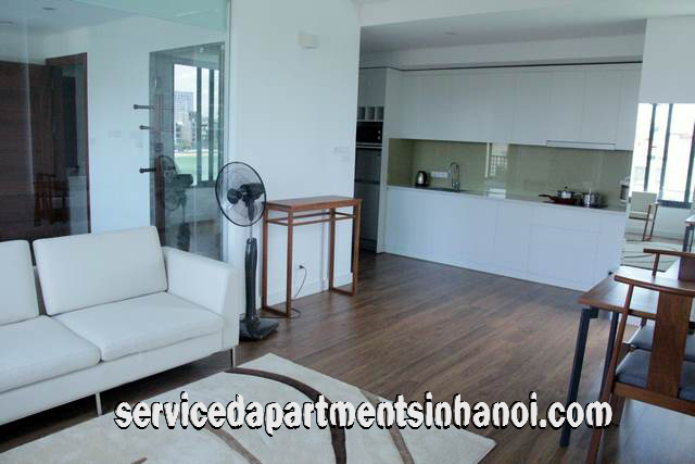 Lake View Modern Apartment for rent Close to Thong Nhat Park, Dong Da 5